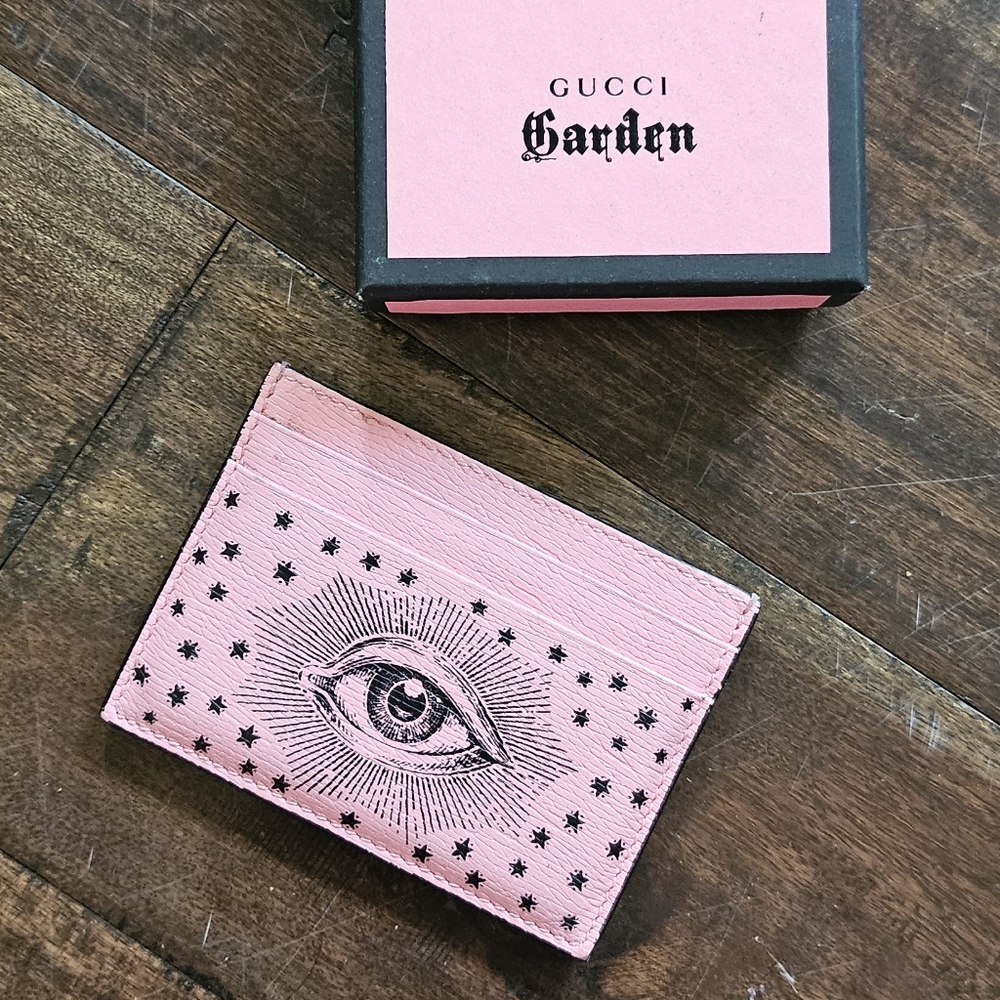 Gucci GARDEN Card Holder With Box And Dust Bag - Picture 5 of 5